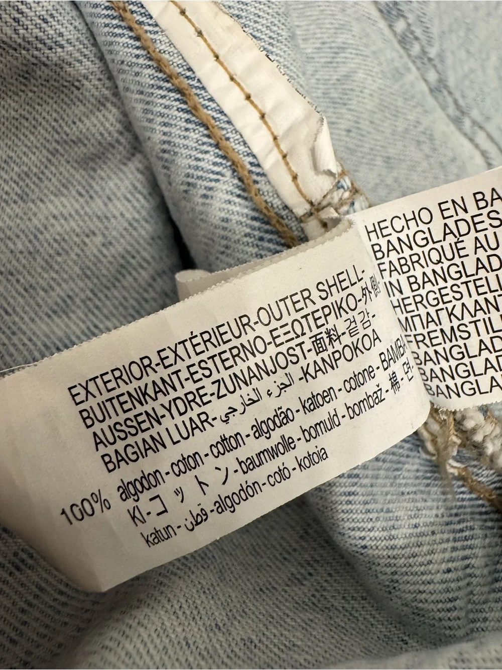 Zara Cropped Raw Hem Denim Jacket Light Wash Size S - Picture 6 of 9
